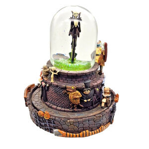Disney Nightmare Before Christmas Themed Snow Globe / Music Box Tim Burton RARE
